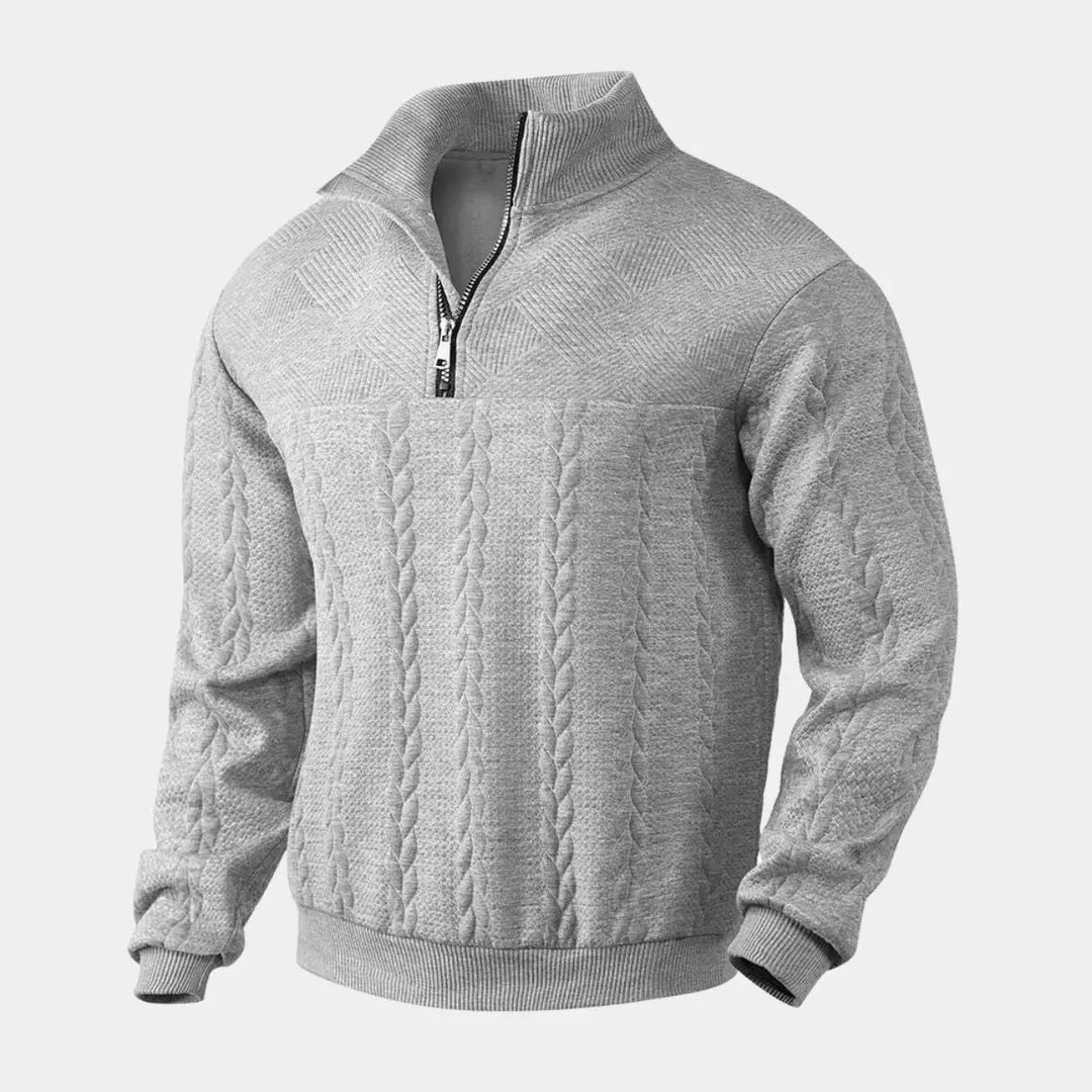 Henry Essential Zip Collar Sweater - Palm Beach Boutique