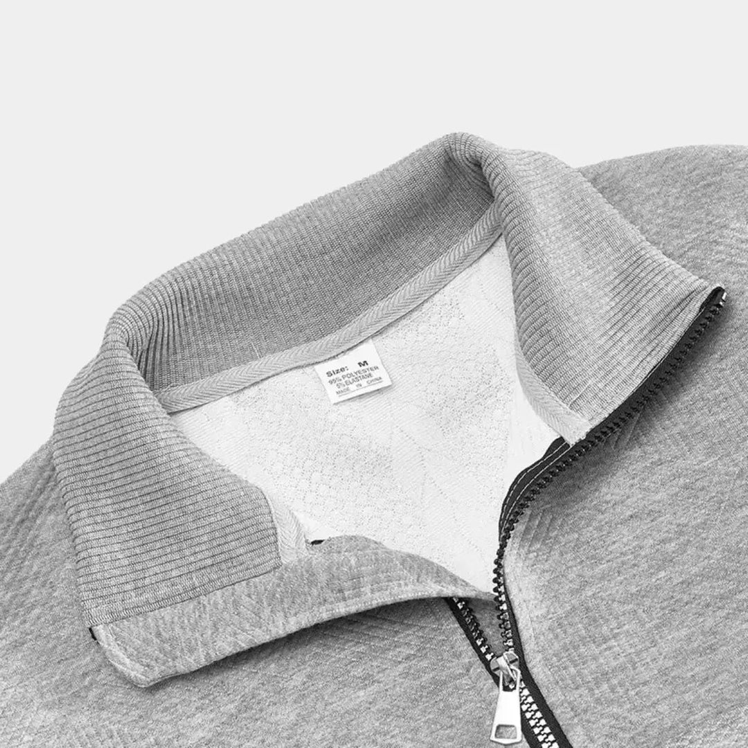 Henry Essential Zip Collar Sweater - Palm Beach Boutique
