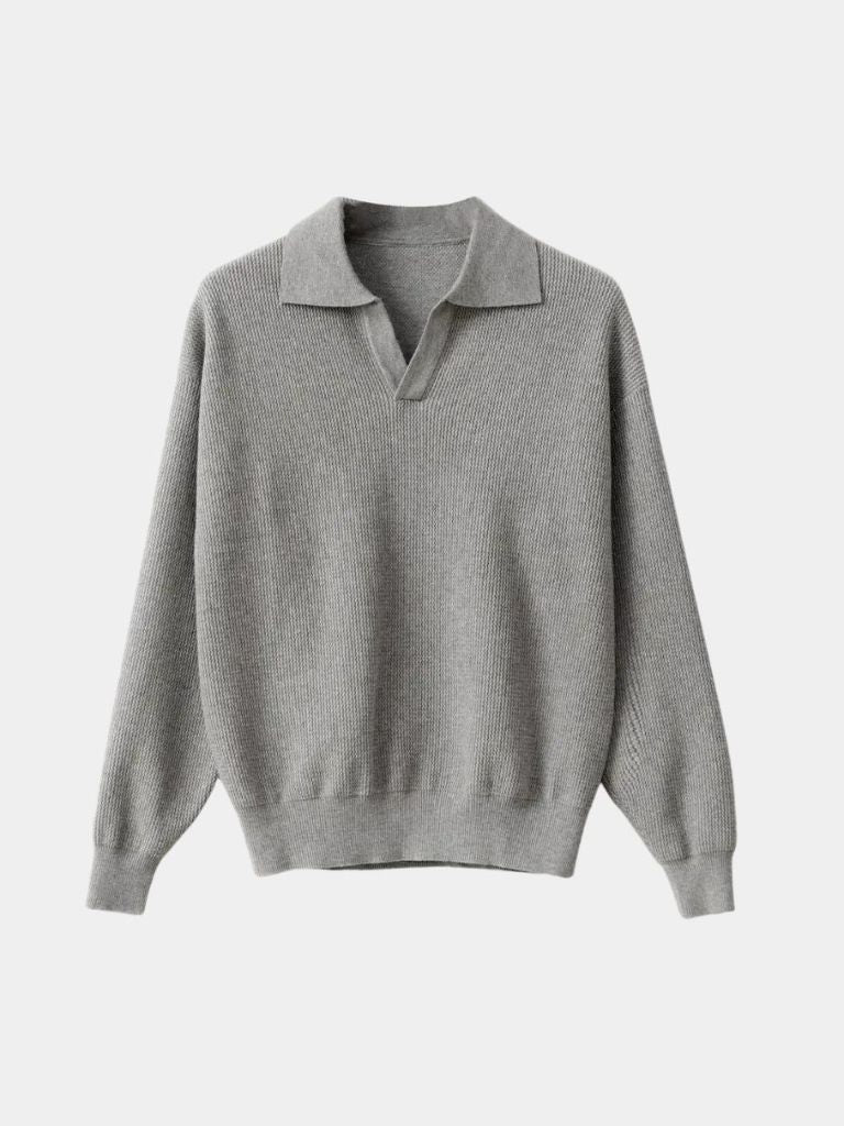 Men's V-Neck Polo Sweater - Palm Beach Boutique