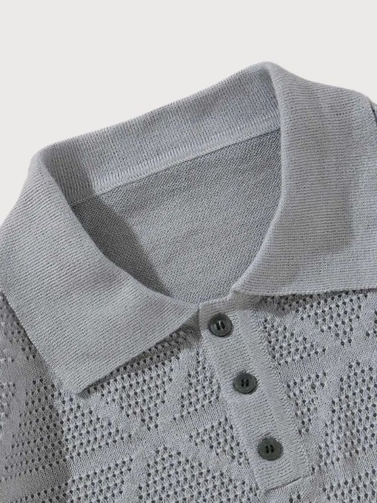 Woven Leather Polo Palm Beach Boutique