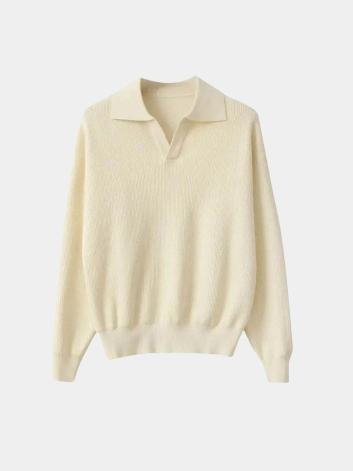 Men's V-Neck Polo Sweater - Palm Beach Boutique