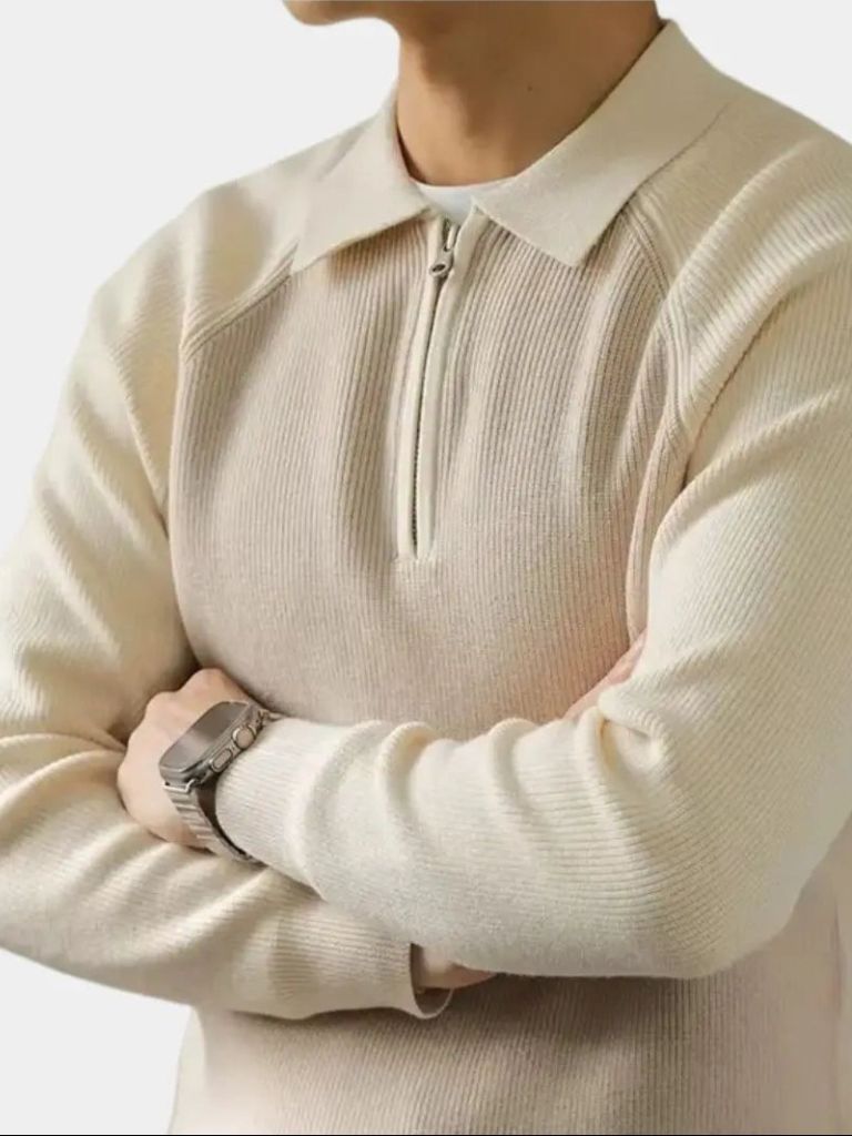 Raglan Zip Sweater - Palm Beach Boutique