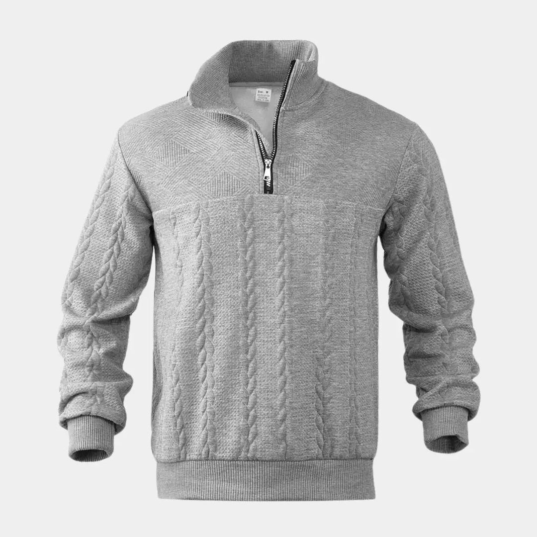 Henry Essential Zip Collar Sweater - Palm Beach Boutique