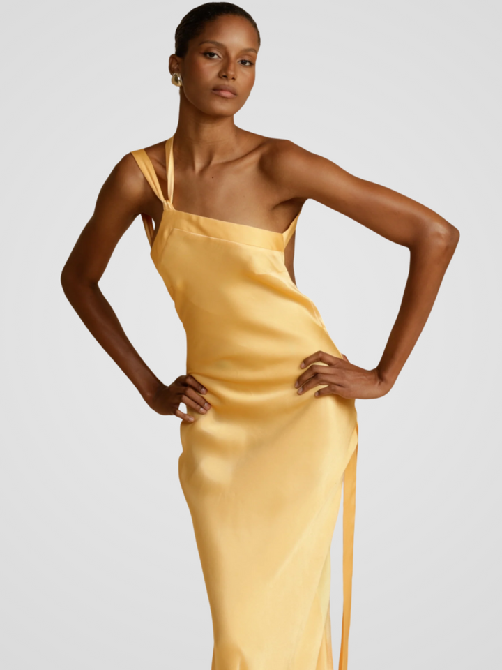 MAXI GOLDEN GLAM DRESS