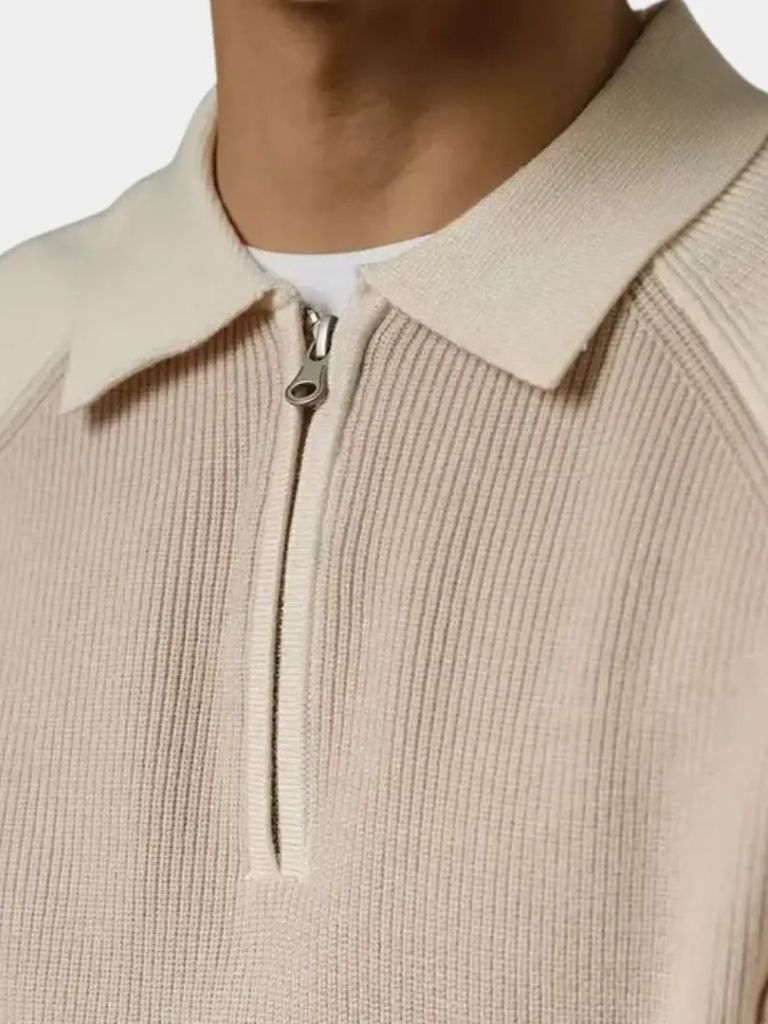 Raglan Zip Sweater - Palm Beach Boutique