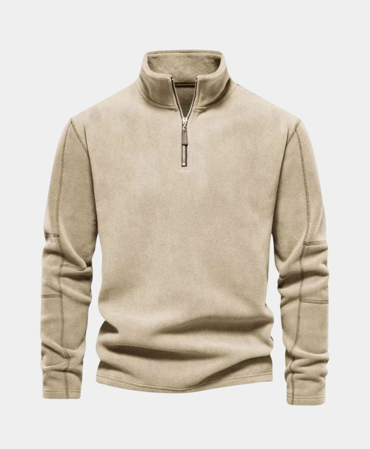 High Neck Zip Sweater Alpine - Palm Beach Boutique