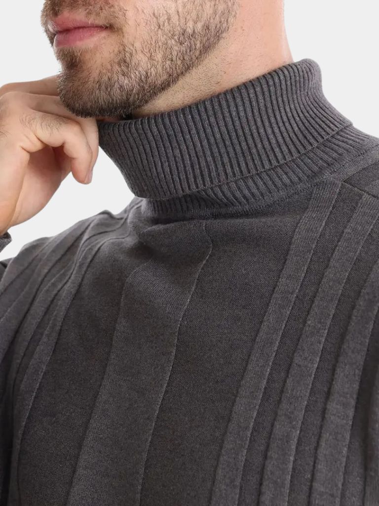 High Neck Sweater - Palm Beach Boutique
