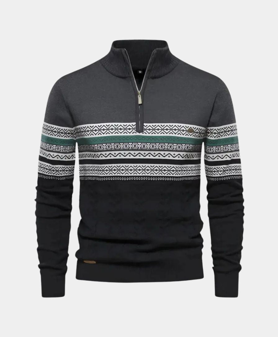 Polo Zip Sweater - Palm Beach Boutique