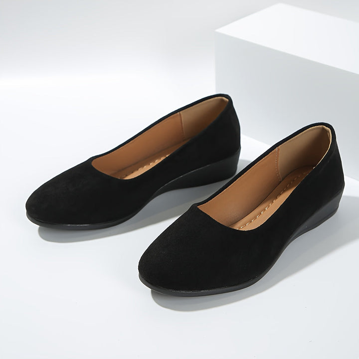 Éliane – Comfortable ballerinas with wedge heel