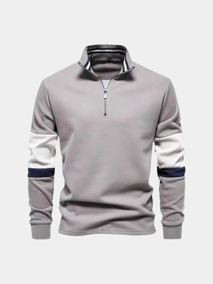 Hooded Sweatshirt with Zipper - Palm Beach Boutique