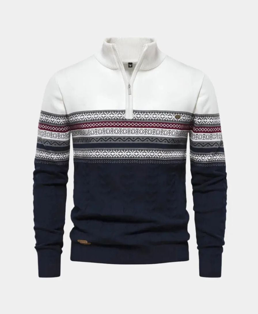 Polo Zip Sweater - Palm Beach Boutique