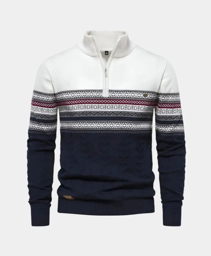 Polo Zip Sweater - Palm Beach Boutique