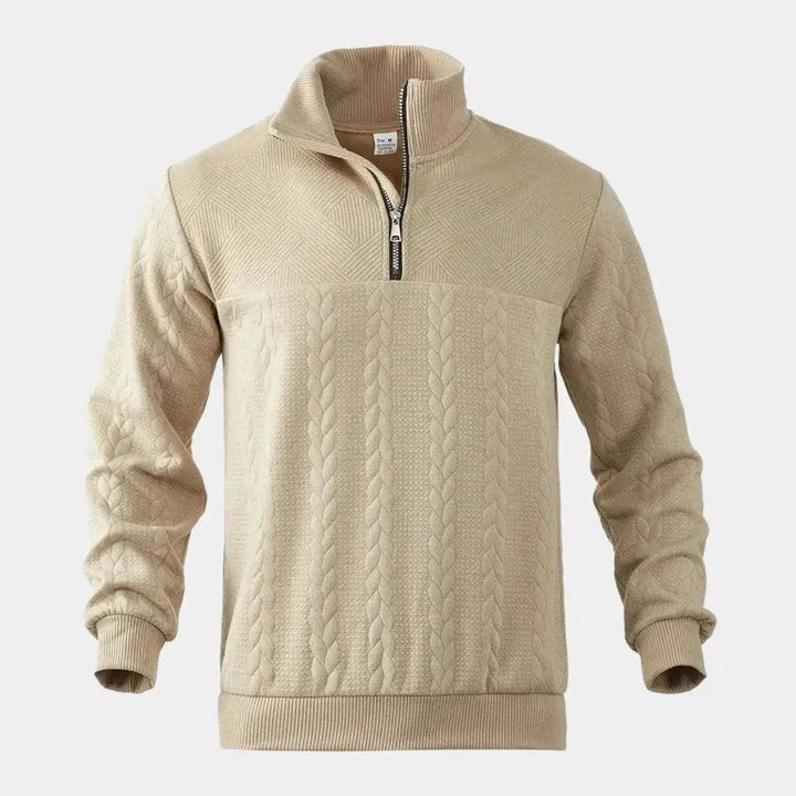 Henry Essential Zip Collar Sweater - Palm Beach Boutique