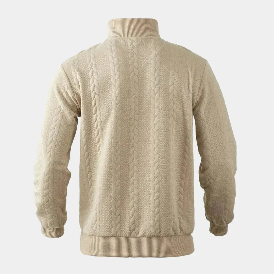 Henry Essential Zip Collar Sweater - Palm Beach Boutique