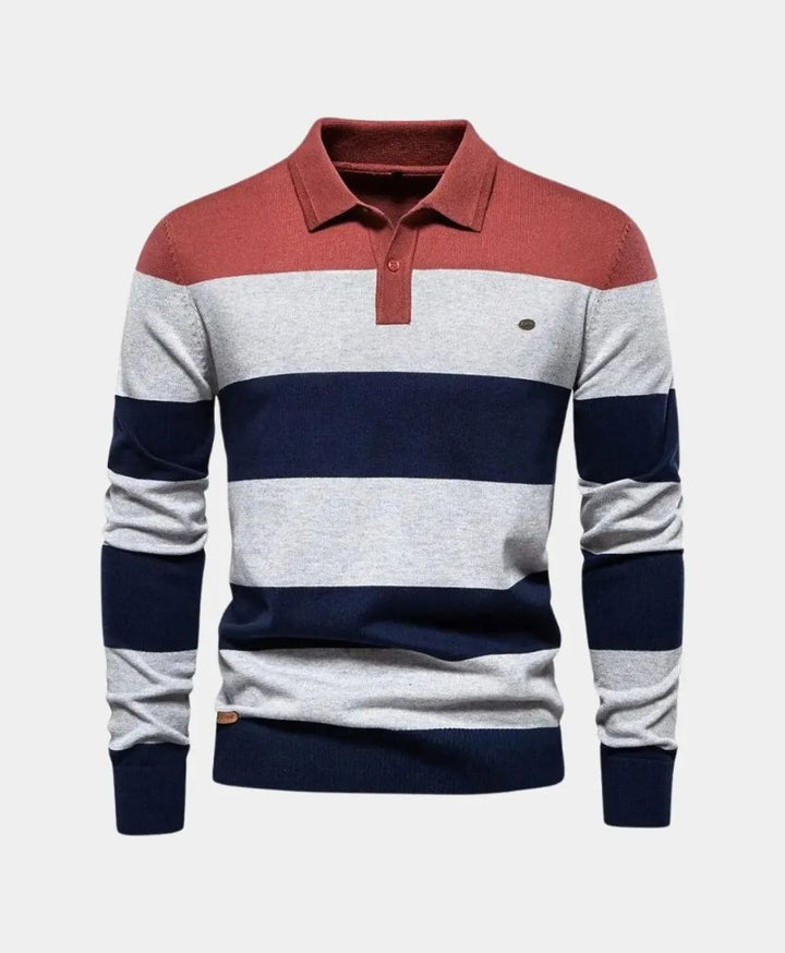 Colourful Hooded Sweatshirt with Half-Zip - Palm Beach Boutique