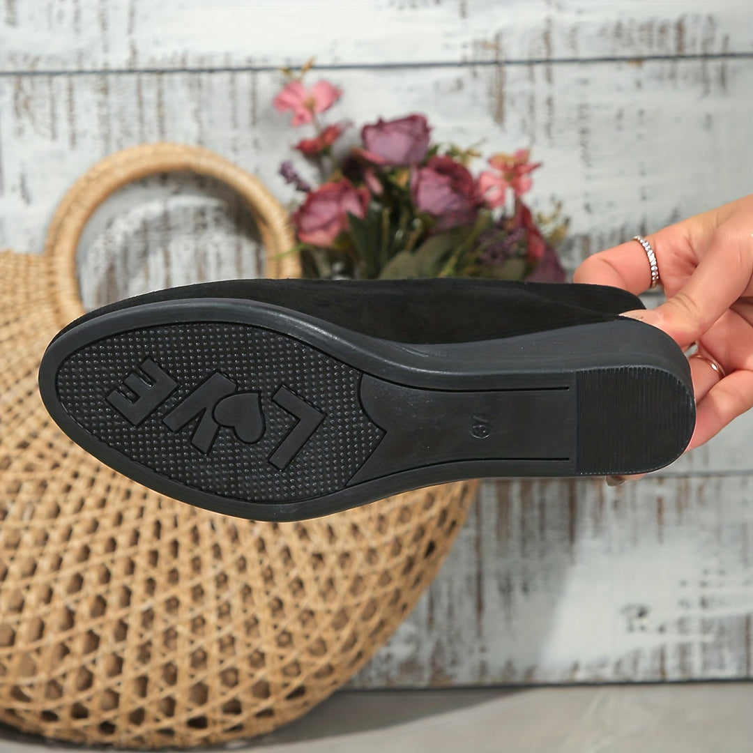 Éliane – Comfortable ballerinas with wedge heel