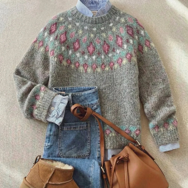 Ava | Heritage Nordic Knit Sweater