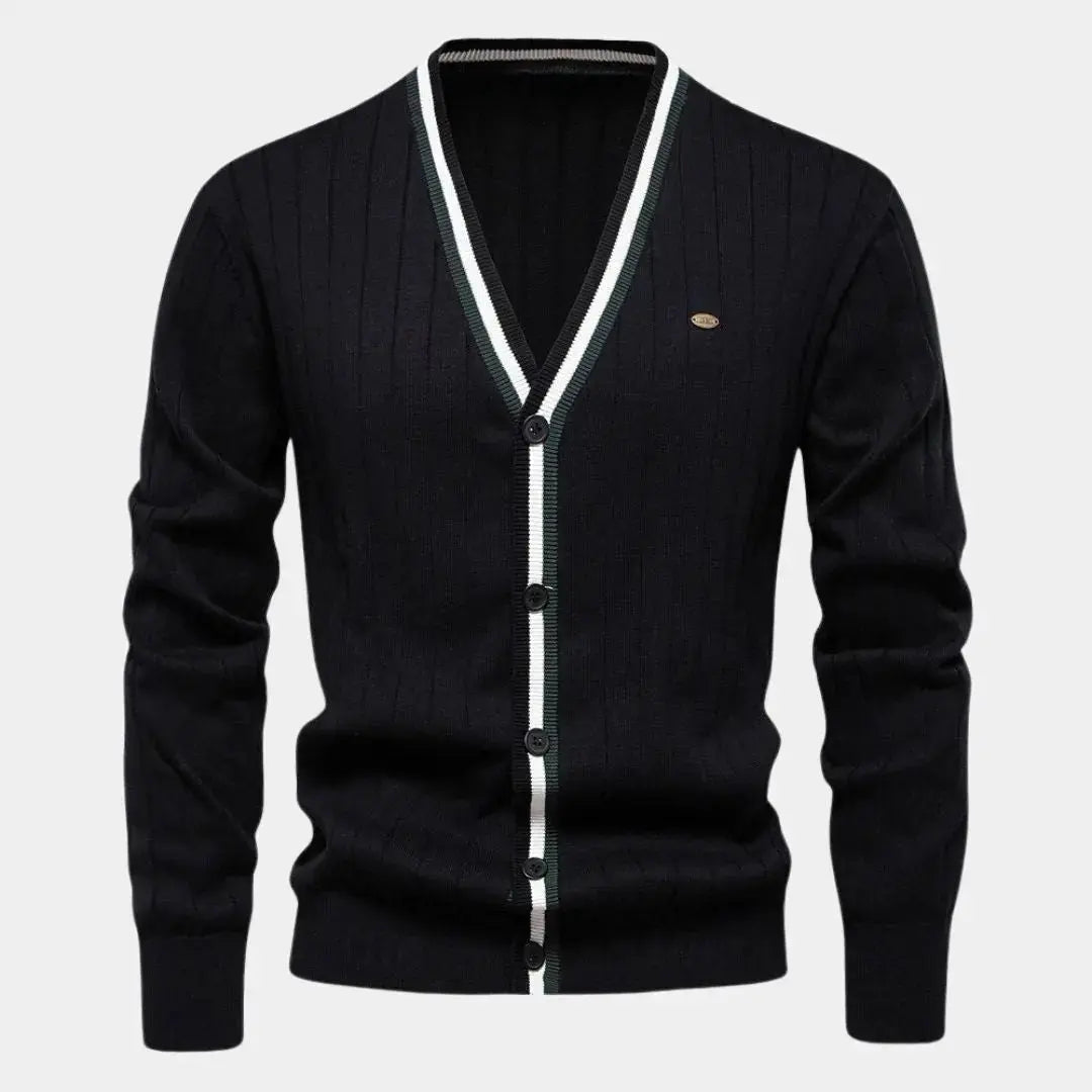 Cotton Sweater with Buttons - Palm Beach Boutique