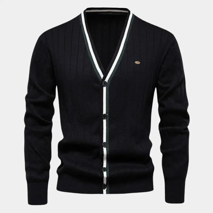 Cotton Sweater with Buttons - Palm Beach Boutique