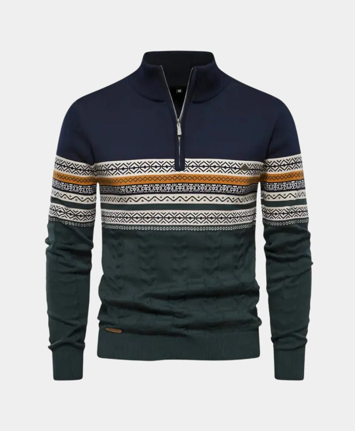Polo Zip Sweater - Palm Beach Boutique