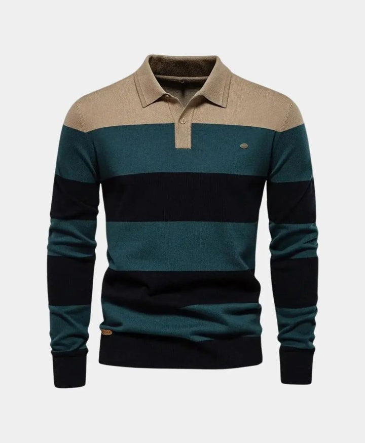 Colourful Hooded Sweatshirt with Half-Zip - Palm Beach Boutique