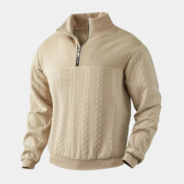 Henry Essential Zip Collar Sweater - Palm Beach Boutique