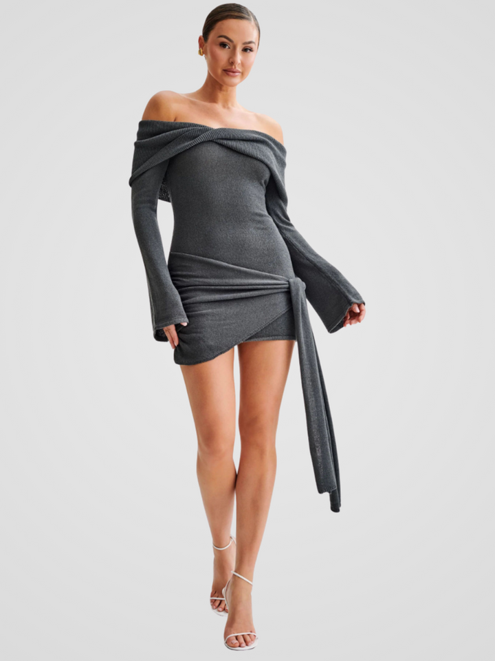 Glamour Mini Wrap Dress