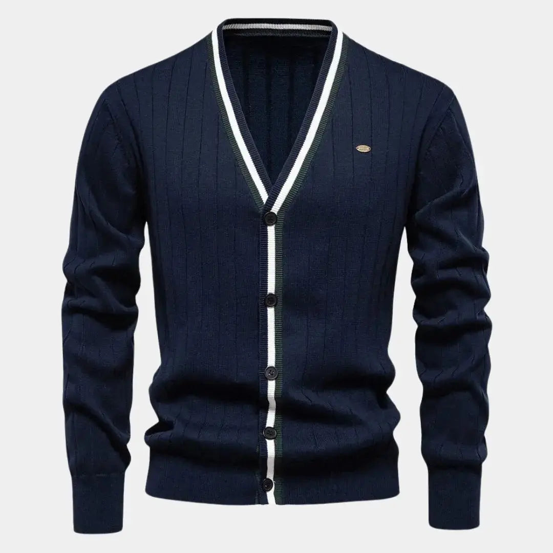 Cotton Sweater with Buttons - Palm Beach Boutique