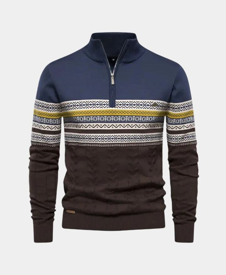 Polo Zip Sweater - Palm Beach Boutique