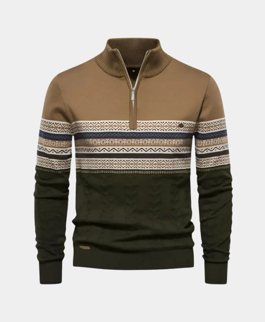 Polo Zip Sweater - Palm Beach Boutique