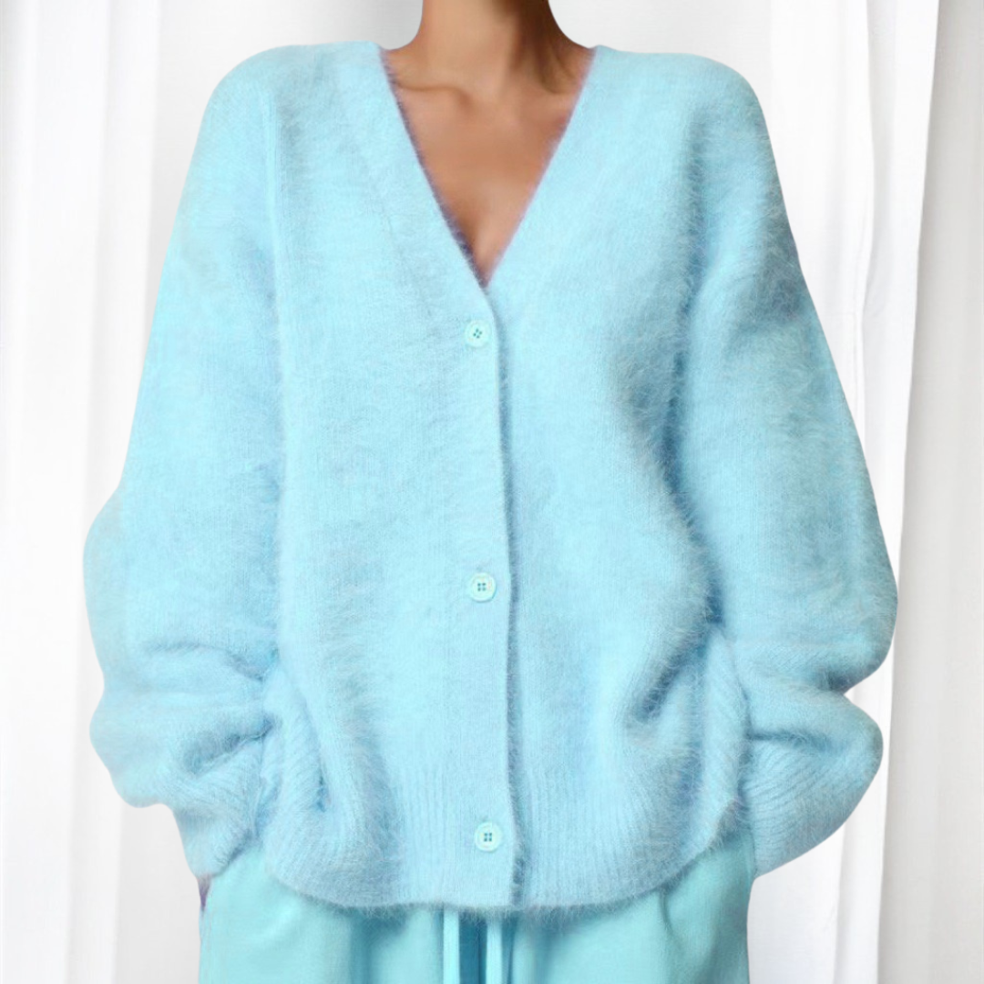 QUINCY™ - Comfy Button Front Drop Shoulder Cardigan