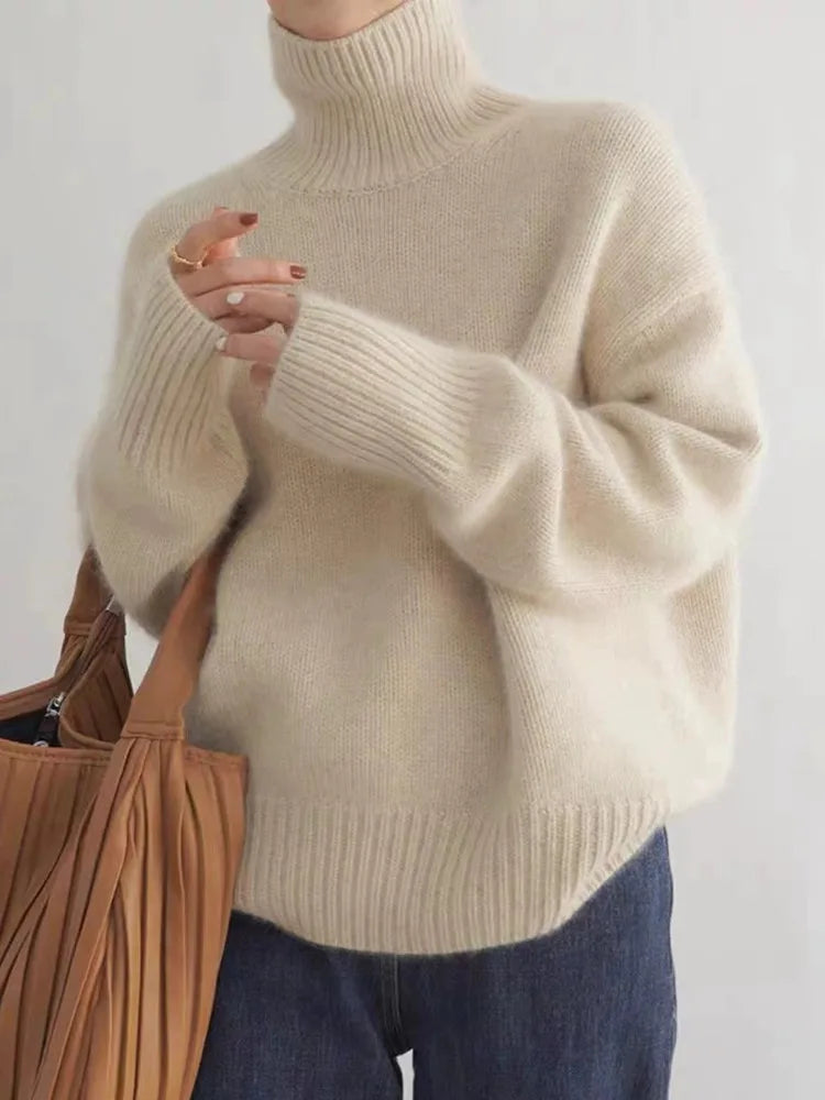 Isabella - High Collar Cashmere