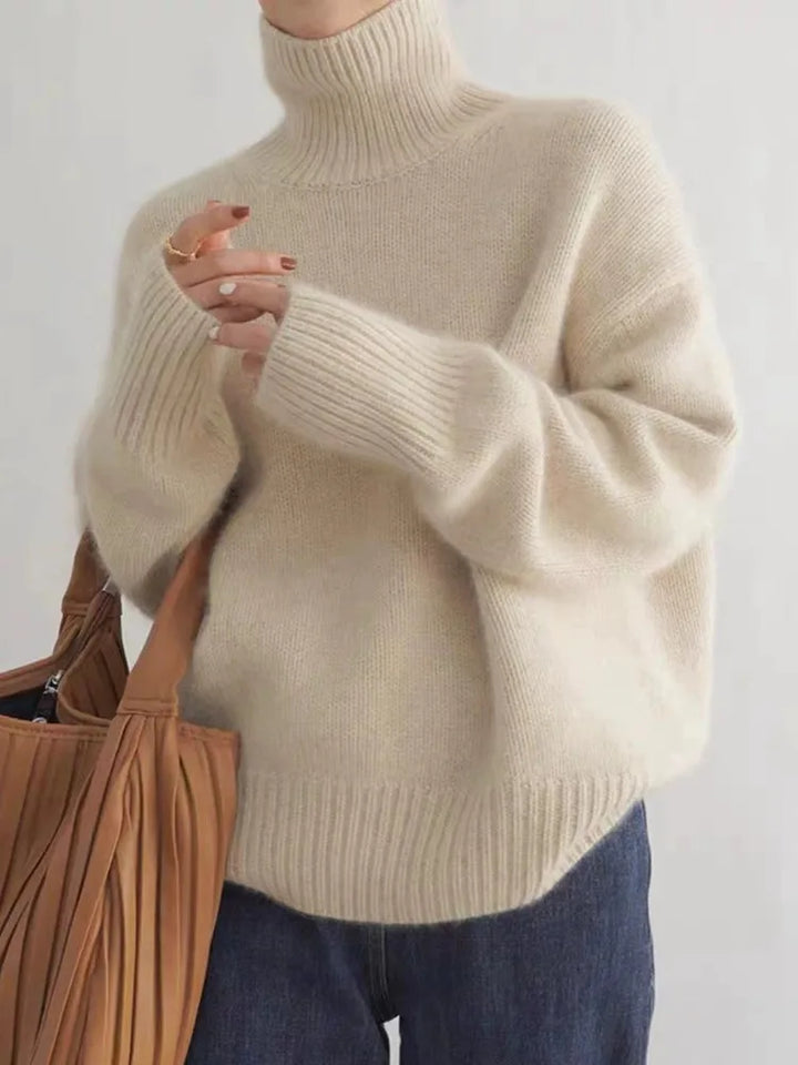 Isabella - High Collar Cashmere