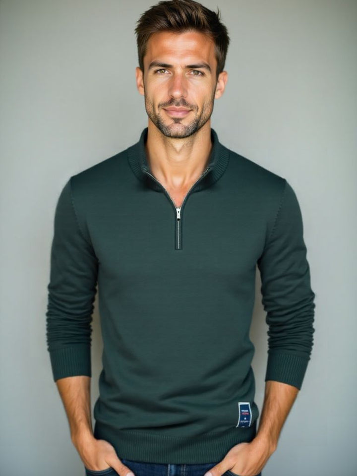 Important Zip Sweater - Palm Beach Boutique