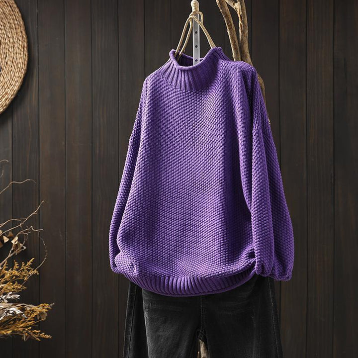 GRACE | Relaxed Fit Waffle Sweater
