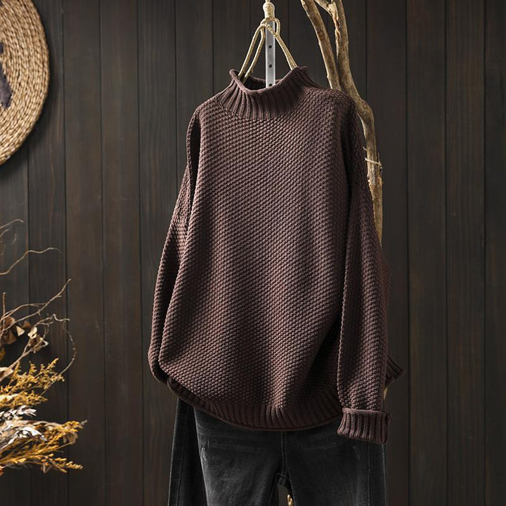 GRACE | Relaxed Fit Waffle Sweater