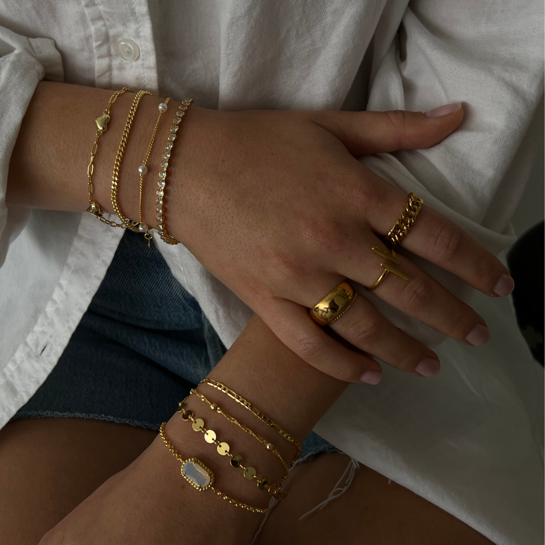 Golden Heart Bracelet
