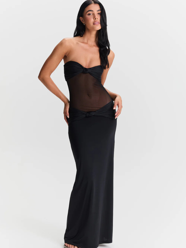 Maxi Black Desire Dress