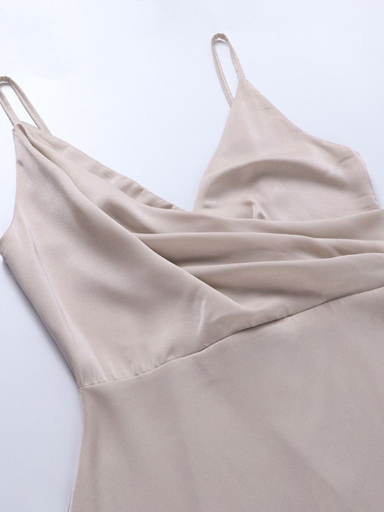 CELINA SATIN DRESS
