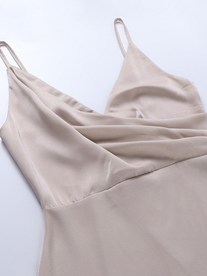CELINA SATIN DRESS