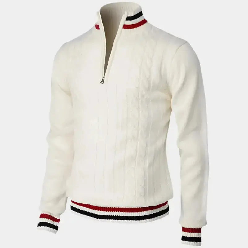 Basic Turtleneck and Zip Sweater - Palm Beach Boutique