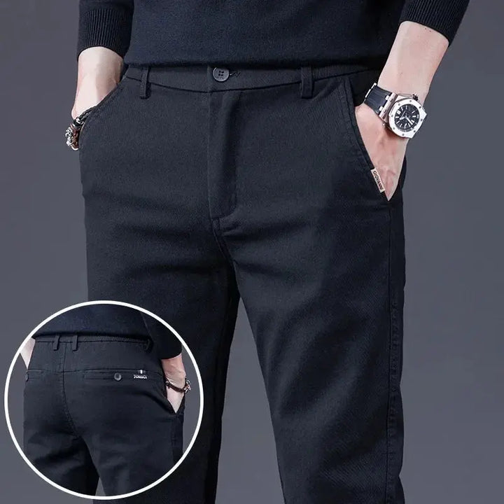 Basic Stretch Denim Trousers