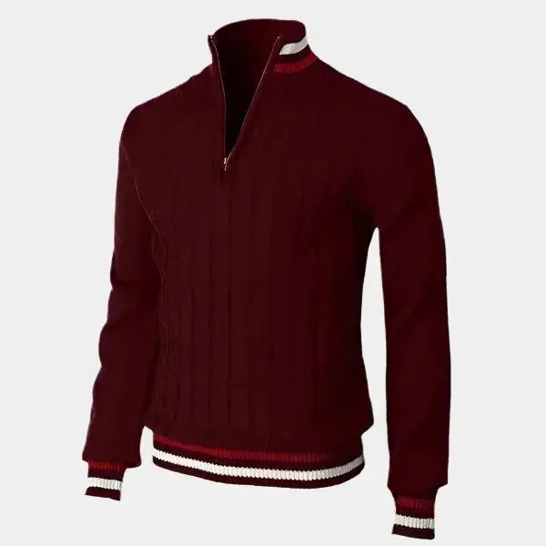 Basic Turtleneck and Zip Sweater - Palm Beach Boutique