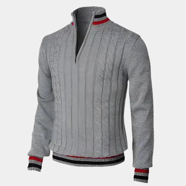 Basic Turtleneck and Zip Sweater - Palm Beach Boutique