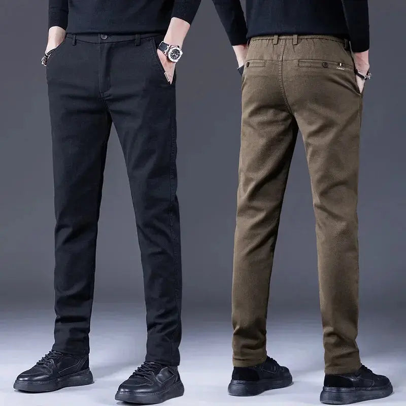 Basic Stretch Denim Trousers