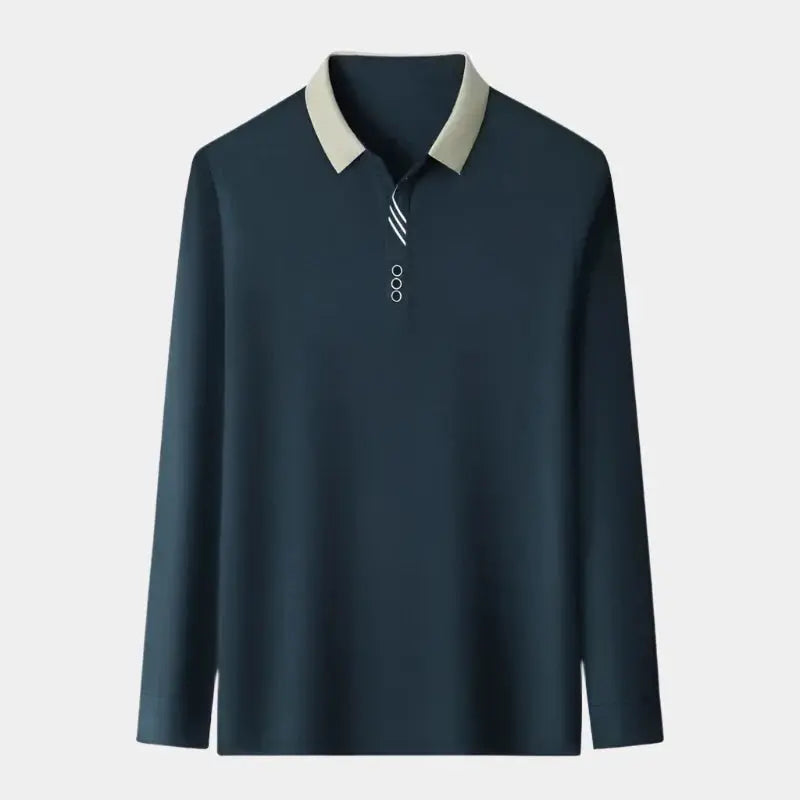 Elegant Long Sleeve Polo - Palm Beach Boutique