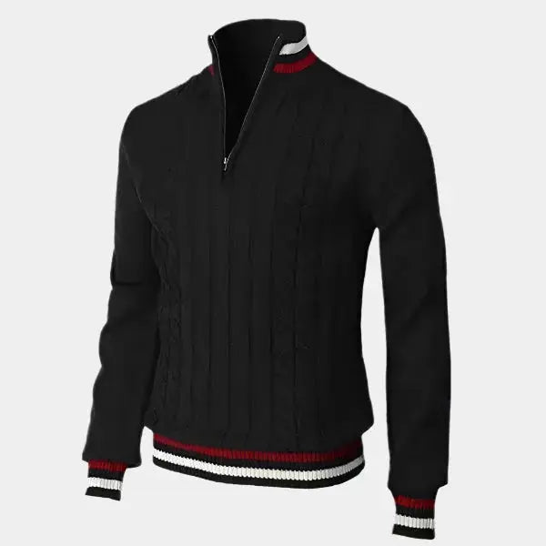 Basic Turtleneck and Zip Sweater - Palm Beach Boutique