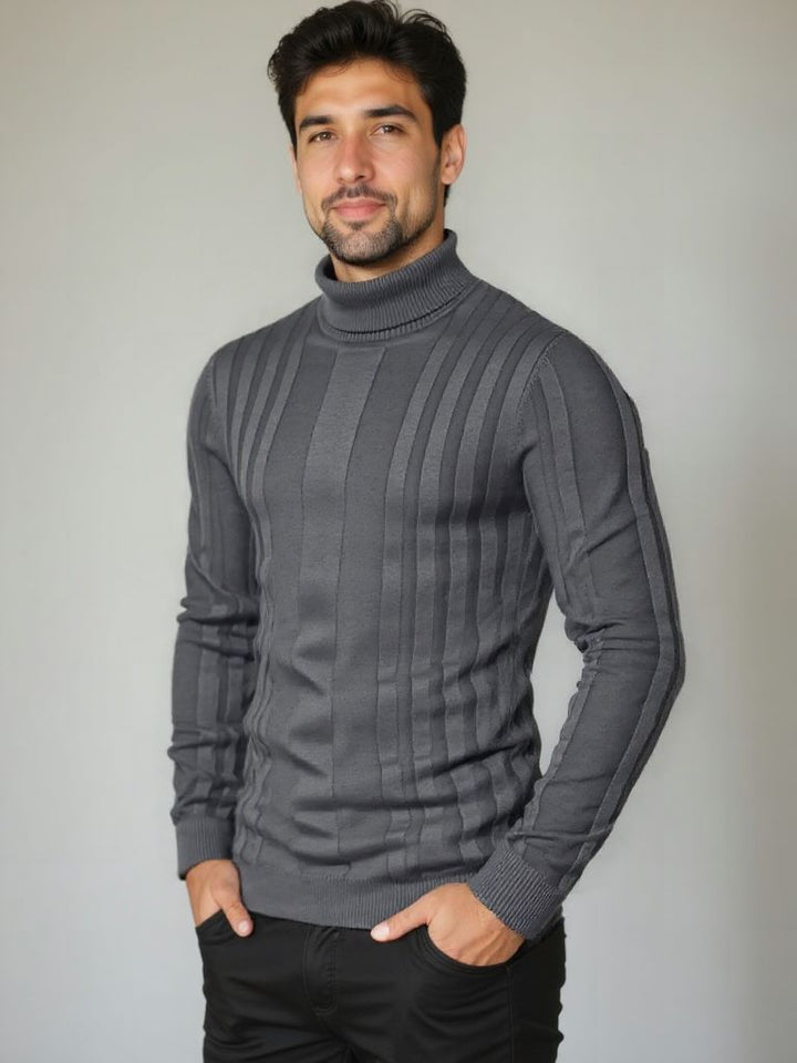 High Neck Sweater - Palm Beach Boutique