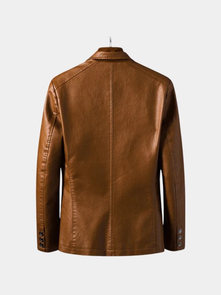 Palm Beach Boutique Bold Caramel Leather Jacket