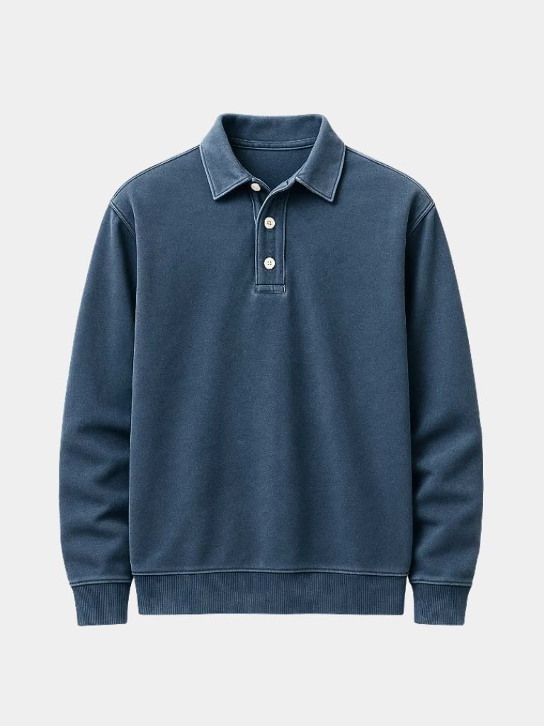 Canyon Mist Long Sleeve Polo – Palm Beach Boutique